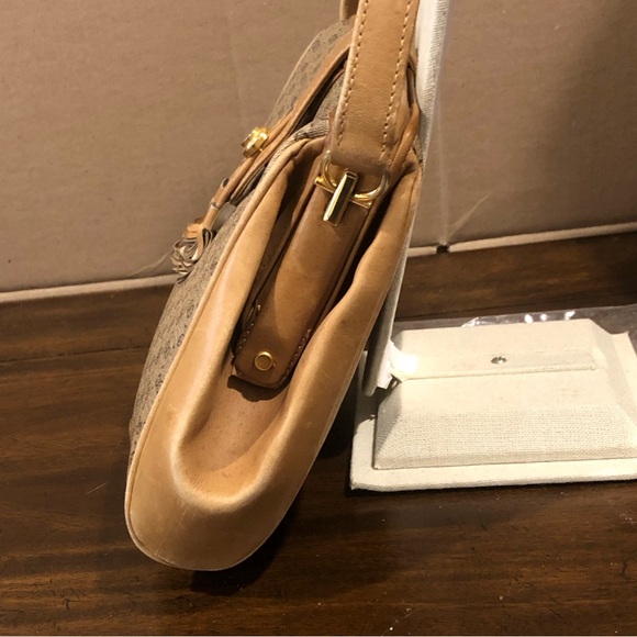 Vintage GUCCI Micro GG 1970’s Clamshell Hinged Shoulder Bag COA DUSTBAG RARE - Picture 12 of 17